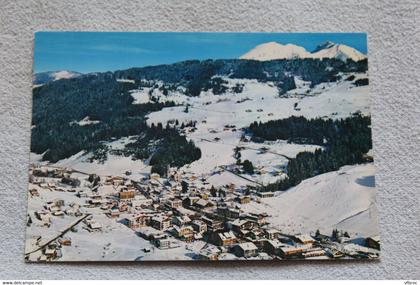 C136, Cpm, les Gets, vue générale aérienne, Haute Savoie 74