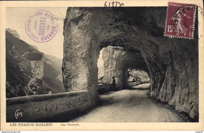 CPA Les Grands Goulets Les Tunnels
