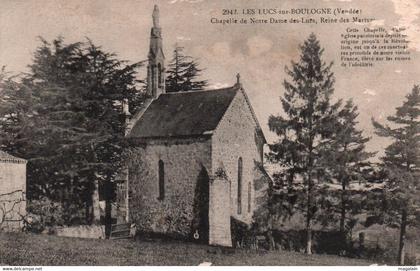 Les Lucs sur Boulogne : chapelle de Notre Dame des Lucs