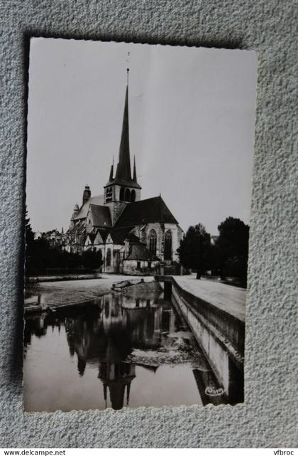 Cpsm 1960, les Riceys, l'église de Ricey bas, Aube 10