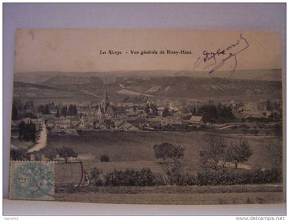 LES RICEYS (AUBE) VUE GENERALE DE RICEY-HAUT