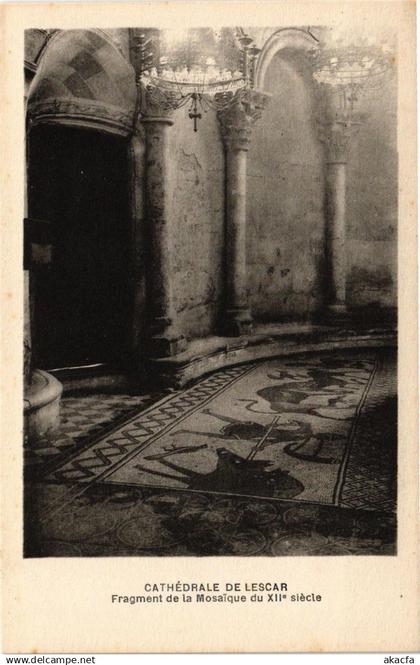 CPA Cathedrale de LESCAR - Fragment de la Mosaique du XII siecle (163052)