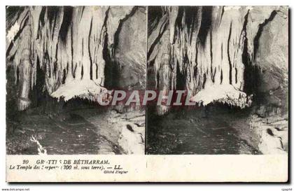 CPA Grottes De Betharram Le Temple des Serpents