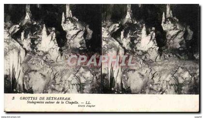 CPA Grottes De Betharram Stalagmites autour de la Chapelle