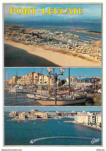Carte Postale - 11 - Leucate - Port Leucate - Multivues - Bateaux - Flamme Postale de Leucate - CPM - Voir Scans Recto-V