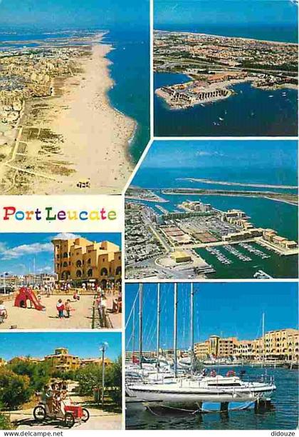 Carte Postale - 11 - Leucate - Port Leucate - Multivues - Bateaux - Voiture à pédales - CPM - Voir Scans Recto-Verso - P