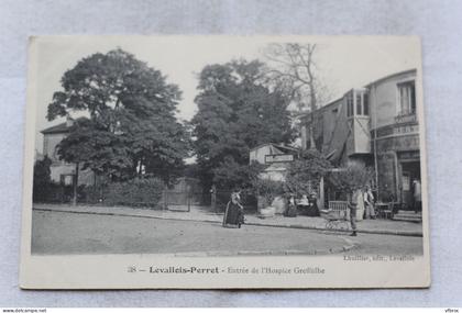 Levallois Perret, entrée de l'hospice Greffulhe, Hauts de Seine 92