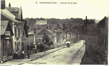 Carte Postale ancienne de  LIANCOURT - Avenue de la Gare