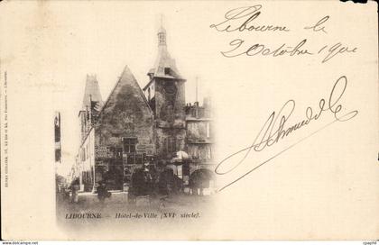 CPA Libourne Hotel de ville
