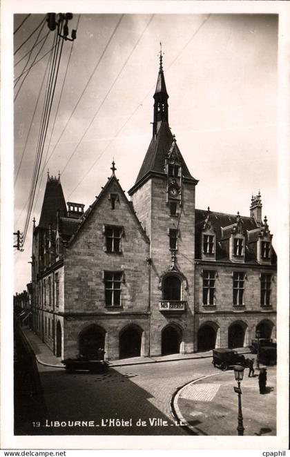 CPA Libourne L'Hotel de Ville
