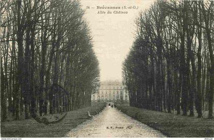 Carte Postale Ancienne - 94 - Limeil Brevannes - Brévannes - Allée du Château - CPA - Oblitération ronde de 1919 - Voir