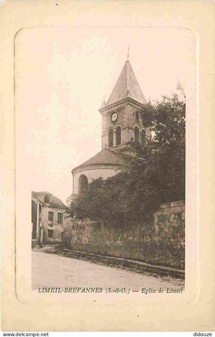 Carte Postale Ancienne - 94 - Limeil Brevannes - Eglise de Limeil - CPA - Voir Scans Recto-Verso - Poscard - Carta Posta