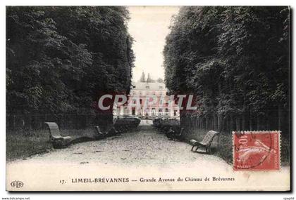 CPA Limeil Brevannes Grande Avenue du Chateau de Brevannes