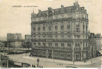 CPA Limoges Le Central Hotel