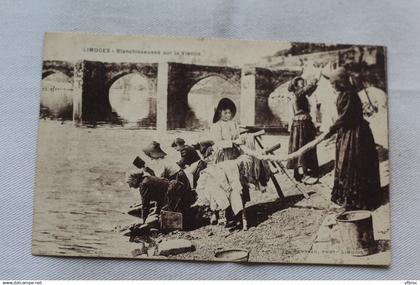Limoges, blanchisseuses sur la Vienne, Haute Vienne 87