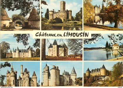 CPM Chateaux en Limousin Brignac Montbrun Nieul Nexon Brie Ballerand