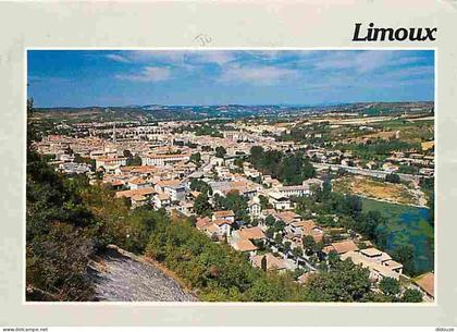 Carte Postale - 11 - Limoux - Vue Générale aérienne - Flamme Postale de Limoux - CPM - Voir Scans Recto-Verso - Poscard