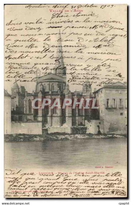 CPA Limoux Abside de l'eglise Saint martin