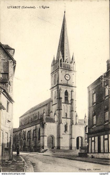 CPA Livarot L Eglise