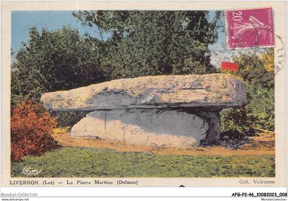 AFGP2-46-0090 - LIVERNON - la pierre martine