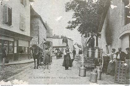REPRO Livernon (Lot) Rue de la Fromagerie
