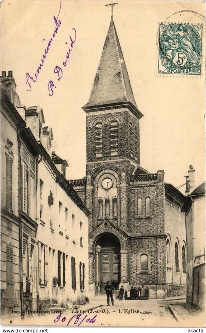 CPA Livry Gargan Eglise (1360313)