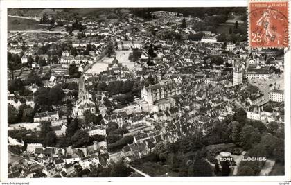 CPA Loches Vue aerienne