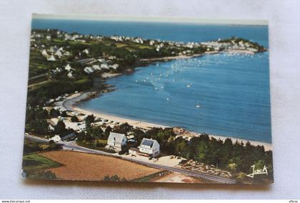 Cpm, Locquirec, la plage des sapins et la pointe de Locquirec, Finistère 29