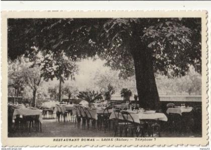 LOIRE sur RHÔNE - CPSM  Restaurant Dumas