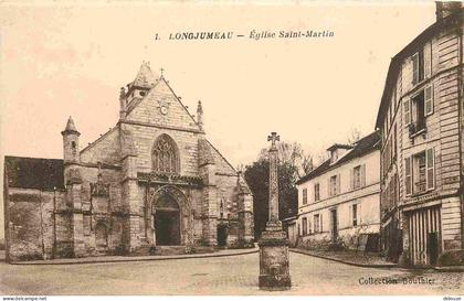 91 - Longjumeau - Eglise Saint-Martin - CPA - Voir Scans Recto-Verso