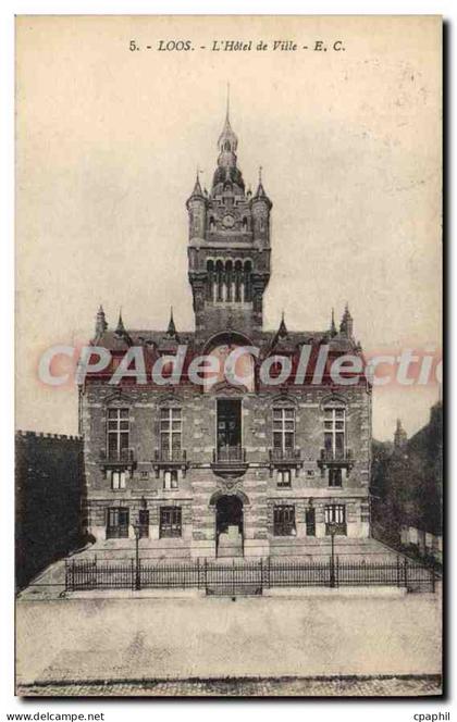 CPA Loos L'Hotel De Ville