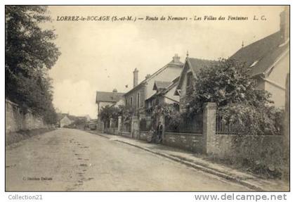 LORREZ LE BOCAGE .... ROUTE DE NEMOURS