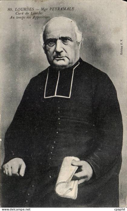 CPA Lourdes Mgr Peyramale Cure de Lourdes Au temps des apparitions