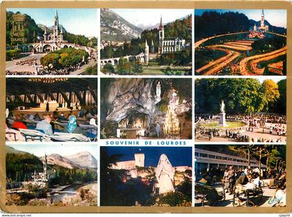 CPSM Lourdes Souvenir