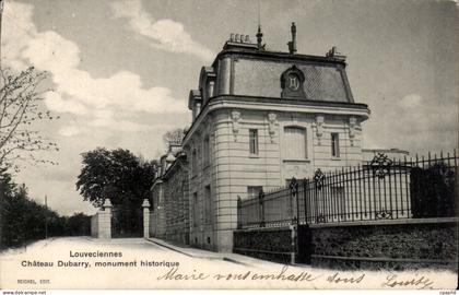 CPA louveciennes Chateau Dubarry Monument historique