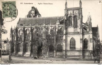 CPA Louviers Eglise Notre Dame