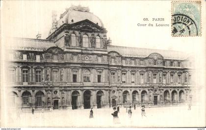 CPA Paris Cour du Louvre