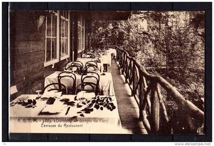 74 - Lovagny - Gorges du Fier - Terrasse du restaurant