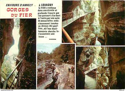 Carte Postale - 74 - Lovagny - Gorges du Fier - Multivues - CPM - Voir Scans Recto-Verso - Poscard - Carta Postal -  Pos