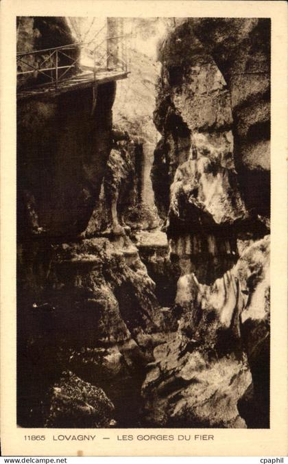 CPA Lovagny Les Gorges Du Fier