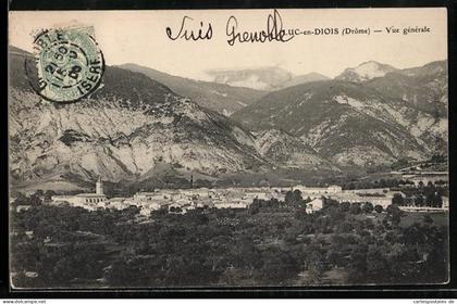 CPA Luc-en-Diois, Vue générale