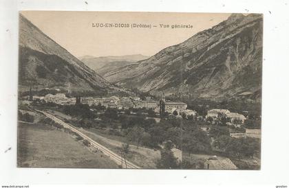 LUC EN DIOIS (DROME) VUE GENERALE  (EGLISE ET HABITATIONS)