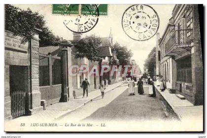 CPA Luc Sur Mer La Rue de Mer