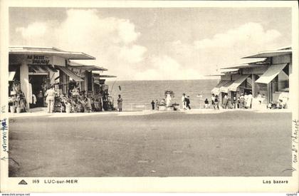 CPA Luc Sur Mer Les Bazars