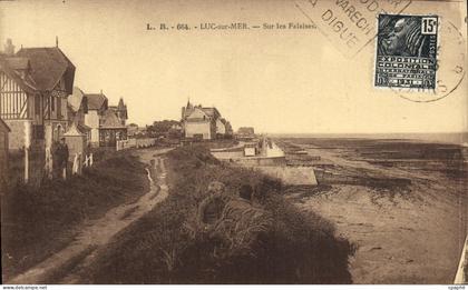 CPA Luc Sur Mer sur Les Falaises