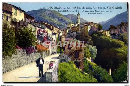 CPA Luceram Vue Generale