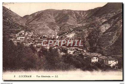 CPA Luceram Vue Generale