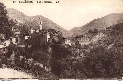 CPA Luceram Vue Generale