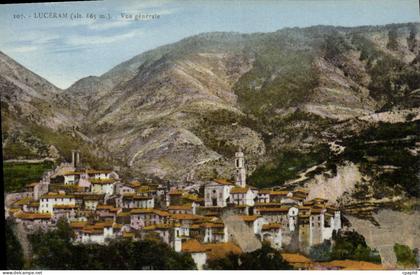 CPA Luceram Vue Generale
