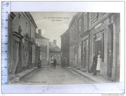 CPA   (72) Sarthe - LUCHE PRINGE - Rue Creuse